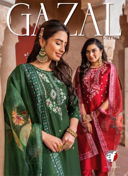 Gazal 4 By Af Viscose Designer Readymade Suits Wholesale Suppliers In Mumbai Catalog